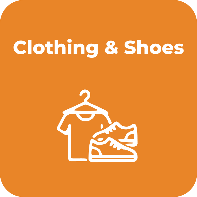 الملابس والاحذية 