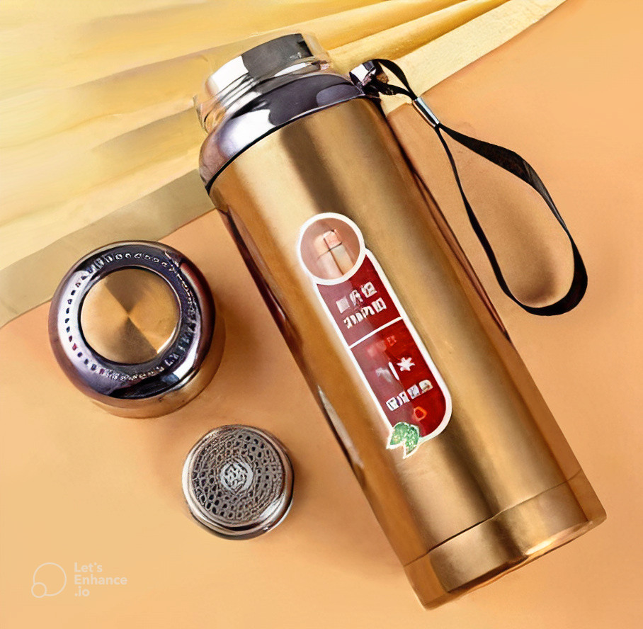 Premium Stainless Steel Thermal Mug with Strainer