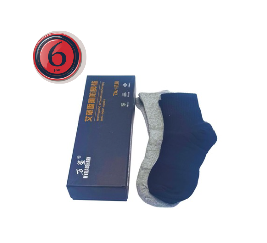 Aromatherapy Anti-Odor Socks – 6 Pairs