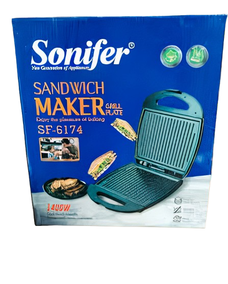Sonifer Sandwich Maker Grill Plate – 750W
